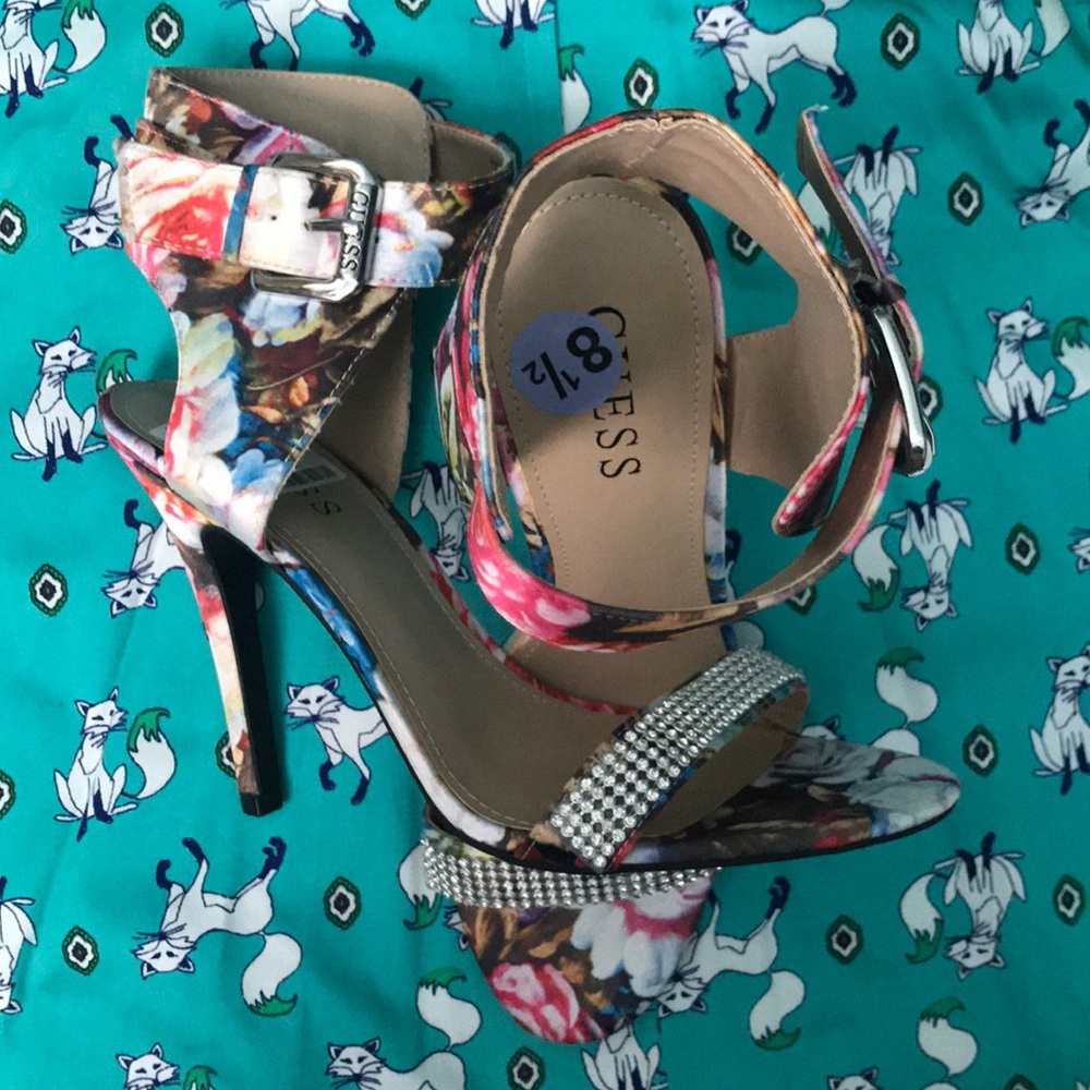 Floral Heels by GUESS